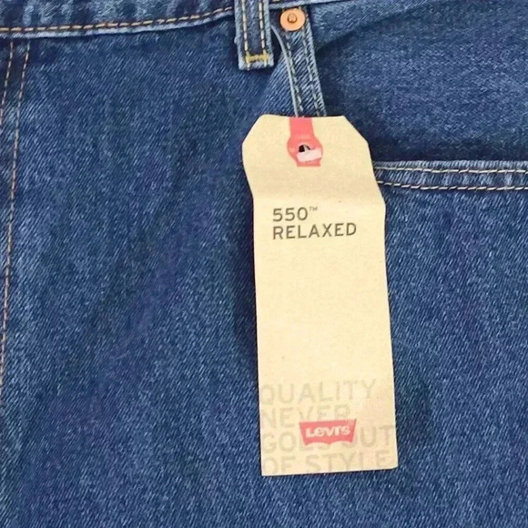 Levi's 550 Relaxed Fit Jeans 46x30 Big & Tall Men's Denim - Picture 3 of 6